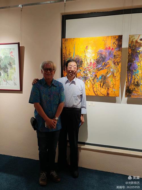 中马文化艺术交流书画展活动剪影